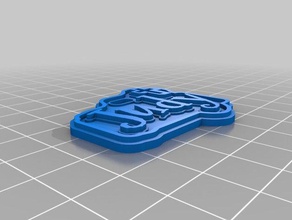 my customized xmas gift tag signs & logos 3d print model - Mito3D