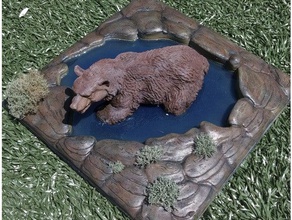 el oso pardo exploraciones & réplicas 3d animal a los animales 3d print model - Mito3D