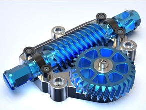 Schneckengetriebe tools schneckengetriebe Würmer 3d print model - Mito3D