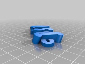 iustin keychains customized 3d print model - Mito3D