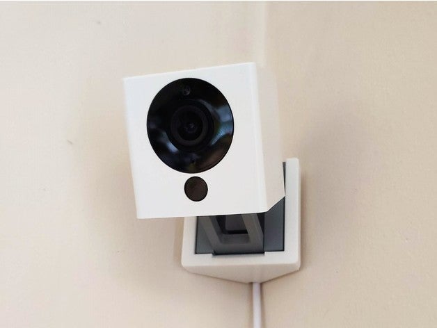 neos wyze xiaomi smartcam corner wall mount camera wyzecam indoor cam xiaofang 3D print model - Mito3D