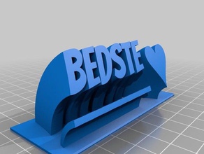 bedste-Herz office kundengebundene 3d print model - Mito3D