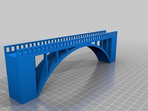 pont b 2 ton las estructuras de edificios la arquitectura puente n escala 3d print model - Mito3D