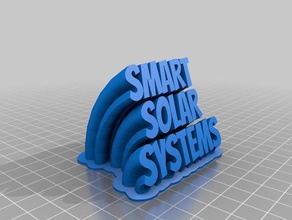 inteligente de los sistemas energía solar la oficina personalizado 3d print model - Mito3D