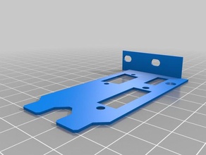 double-width low-profile gpu bracket computer pcie 3d print model - Mito3D