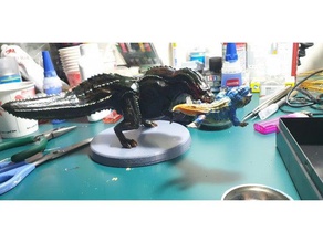monster hunter mondo-dodogama base ver creature 3d print model - Mito3D