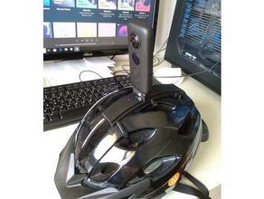 de base casque vélo réglable support caméra insta360 x un les gadgets action cam la casco bici le insta photo supporto vidéo 3d print model - Mito3D