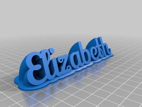 elizabeth özelleştirilmiş 3d print model - Mito3D