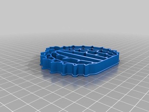 cookie cutter cactus kitchen & dining cookiecutter cookies 3d print model - Mito3D