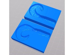 la pesca de cola grub + gusano molde La impresión en 3d pescador deportiva rizado pescado el gel gancho gelatina jalea jig señuelo moho plástico silicoe silicona suave 3d print model - Mito3D