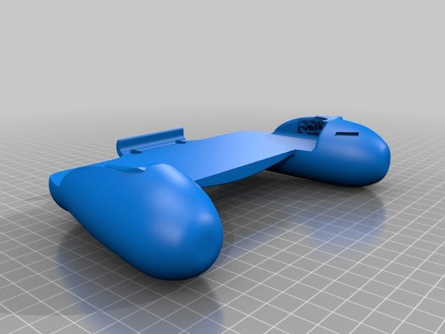 nueva 2ds xl agarre La impresión en 3d 3D print model - Mito3D