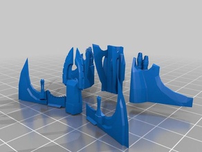 raider separados de impresión juguetes y accesorios juego 3d print model - Mito3D