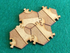 palago-tile ineinandergreifenden laser geschnitten Spielzeug & game Zubehör Brettspiel boardgames Brettspiel-Komponenten Spiel Spiele palago tile Fliesen 3d print model - Mito3D