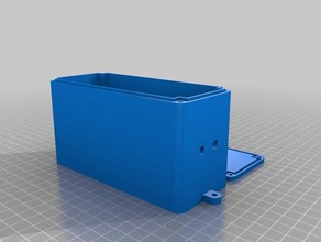 mi personalizados caja de todo a prueba agua la electrónica personalizado 3d print model - Mito3D