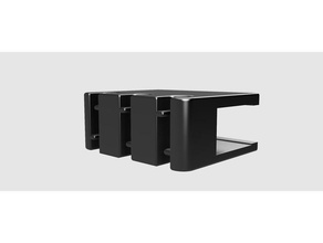 cable clip desks electronics guide holder management 3d print model - Mito3D