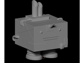 dibujos animados-o-tron las esculturas animados infierno el robot 3d print model - Mito3D
