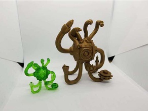 clockwork seyirci oyuncaklar ve oyunlar dungeons dragons göz canavarı terörü Minyatürler mini pathfinder 3d print model - Mito3D