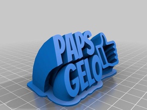 paps gelo office su misura 3d print model - Mito3D