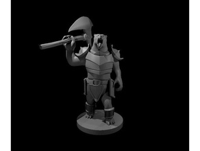 armored werebear toys & games bear 3d print model - Mito3D