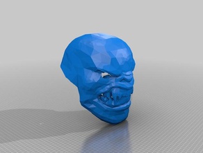 mudanças guerra locust capacete máscara jogos de vídeo 3d print model - Mito3D
