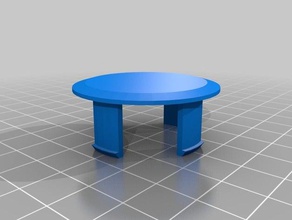 my customized cap hole round replacement parts 3d print model - Mito3D