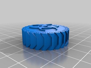 ender 3 bio-hazard knob remix 3d printing 3d print model - Mito3D
