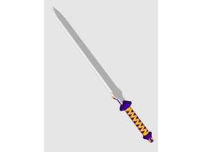 zelda master sword inspired blade props link 3d print model - Mito3D