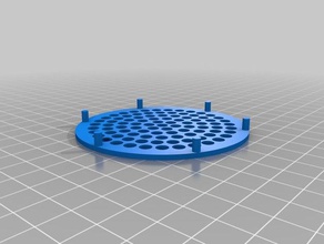 il mio personalizzato parametrico circolare piatto di sapone bagno su misura 3d print model - Mito3D