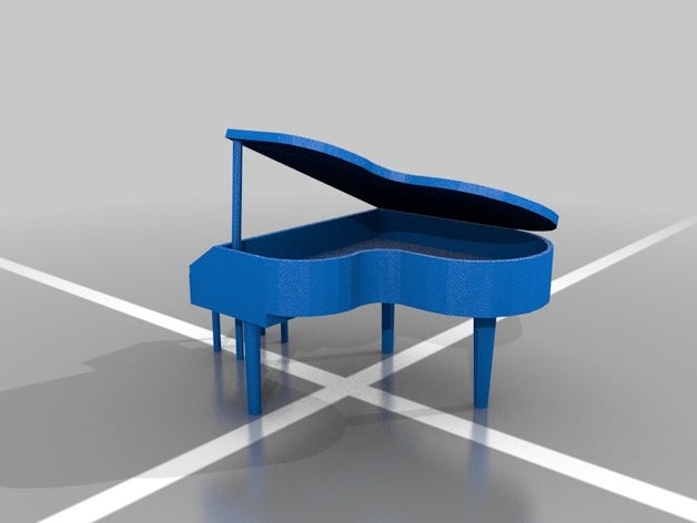 diorami elementi di pianoforte a coda arredamento diorama grand strumenti lanna vivere soggiorno modello musica strumento musicale il camera salotto sergio musicali 3D print model - Mito3D