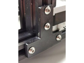 creality right hand t-plate brace 3d printer parts bracket corner cr-10 cr10 mini ender 3 3d print model - Mito3D