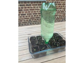 watering rocket end piece outdoor & garden drip irrigation water bottle 3d print model - Mito3D