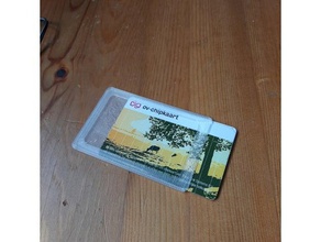 cartão de protetor organização pára-choques protecttion o crédito caso a titular do enxadas houder kaart ovchip ov chip 3d print model - Mito3D