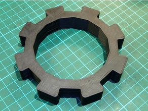 80mm 15 facet oil filter grip hand tools 3d print model - Mito3D