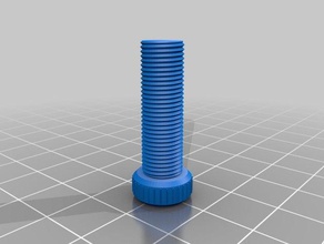my customized nut job bolt washer threaded rod factory m5x25mm parts 3d print model - Mito3D