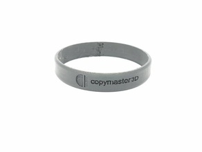 copymaster3d wristband jewelry bangle bracelet copymaster creality flexible jewellery logo tpe tpu 3d print model - Mito3D