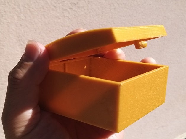 box hinged cover twitch closing 3d printing 3D print model - Mito3D