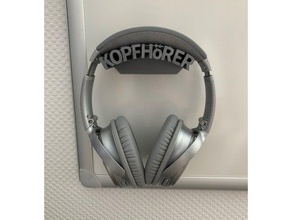 headphone kopfh rer halter music bose qc35 holder hook kopfhoerer kopfhoererhalter rerhalter rerhalterung 3d print model - Mito3D