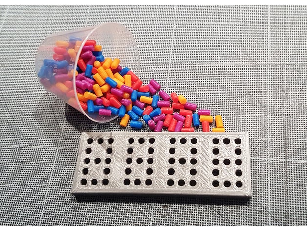 plaque codage 4 digits diy escapegame escaperoom 3D print model - Mito3D