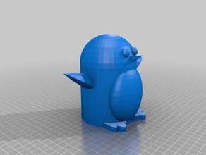 peter pingouin 3d print model - Mito3D