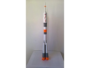 soyuz fg foguete veículos 3d print model - Mito3D