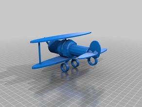Zündkerze Flugzeuge Die 3d-Drucker Kunst Spaß junk sparkplug 3d print model - Mito3D