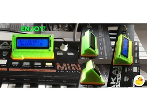 display housing akai miniak music synthesizer 3d print model - Mito3D