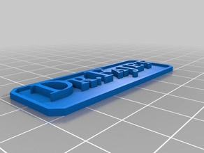 fajet işaretler ve logolar özelleştirilmiş 3d print model - Mito3D