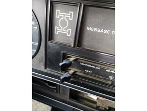 dodge w350 ventilador e aquecedor interruptor de saber a indústria automotiva 3d print model - Mito3D