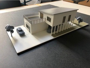 2x2 villa san jose buildings & structures 3d print model - Mito3D