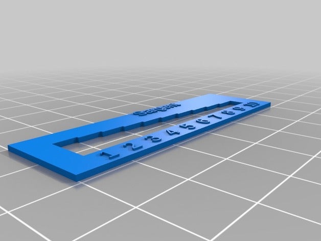 indicador chave do gerador ferramentas manuais keygauge serralheiro 3D print model - Mito3D