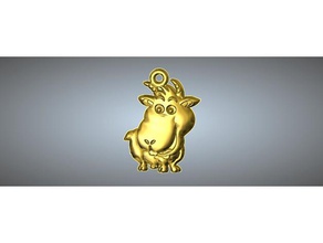 q2 type 08-goat pendant jewelry douchebag nsfw 3d print model - Mito3D