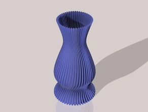 square & glatte vase Dekor 3d print model - Mito3D