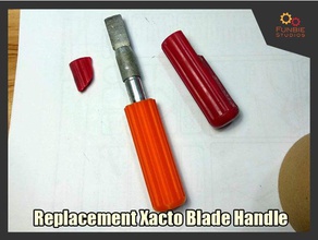 replacement xacto blade handle hand tools 3d print model - Mito3D