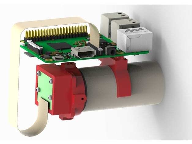 raspberry pi mikroskop kamera monte edin 3D print model - Mito3D